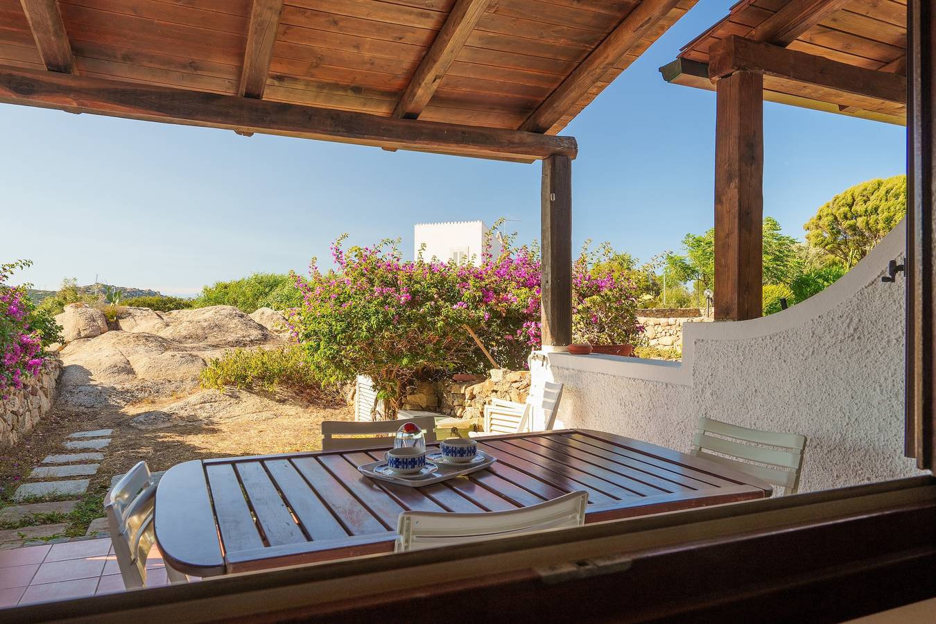 Casa de vacaciones 'Residencia La Virginia' con vistas al mar, terraza privada y jardín privado in Palau (town), Palau (Cerdeña)