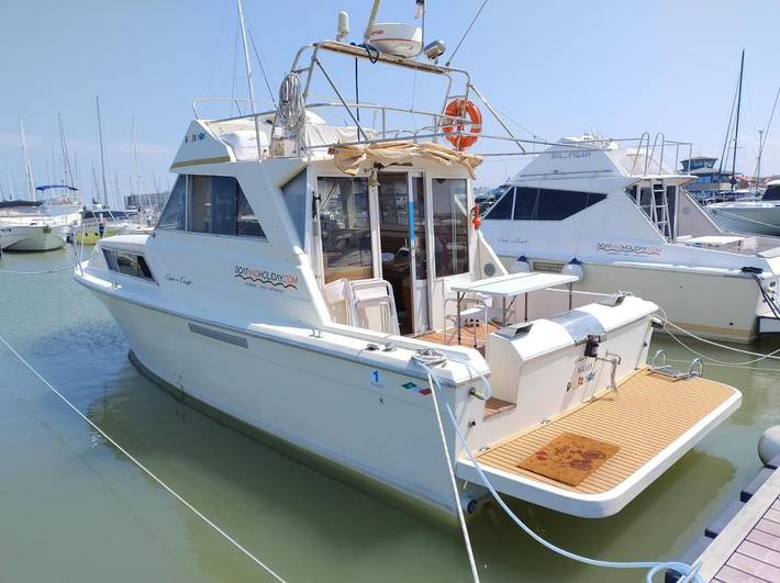 Boot für 6 Personen, mit Ausblick in Italien