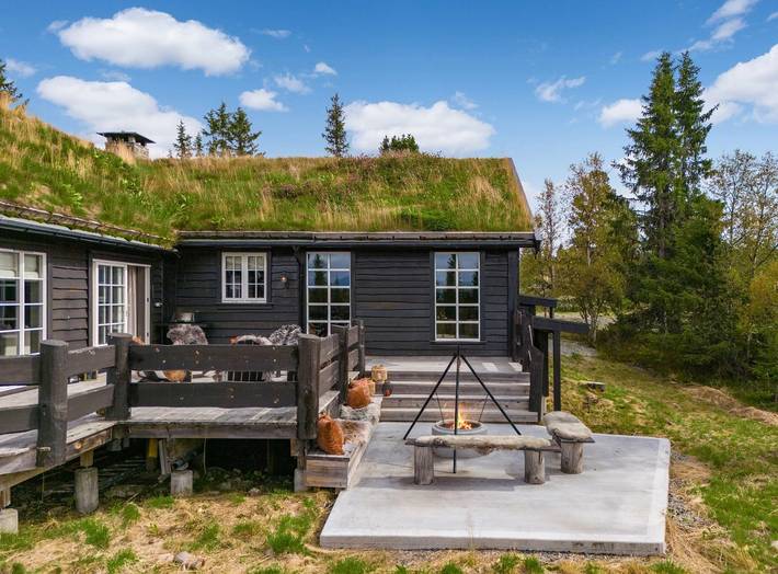 Feriehus for 12 personer, med sauna og terrasse, barnevennlig i Gol
