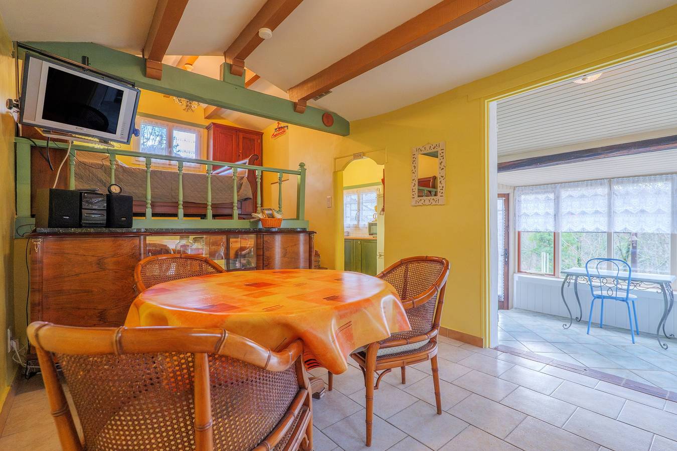 Gîte Lagachon: bergzicht, privéterras en tuin, foto 6