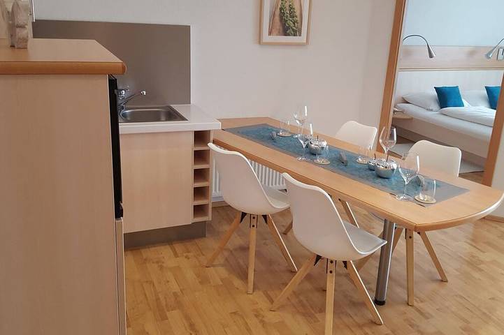 Ferienwohnung für 4 Personen, mit Balkon am Illmensee