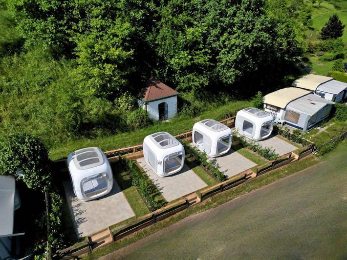 Zelt für 2 Personen, mit Ausblick und Seeblick in Unterach am Attersee