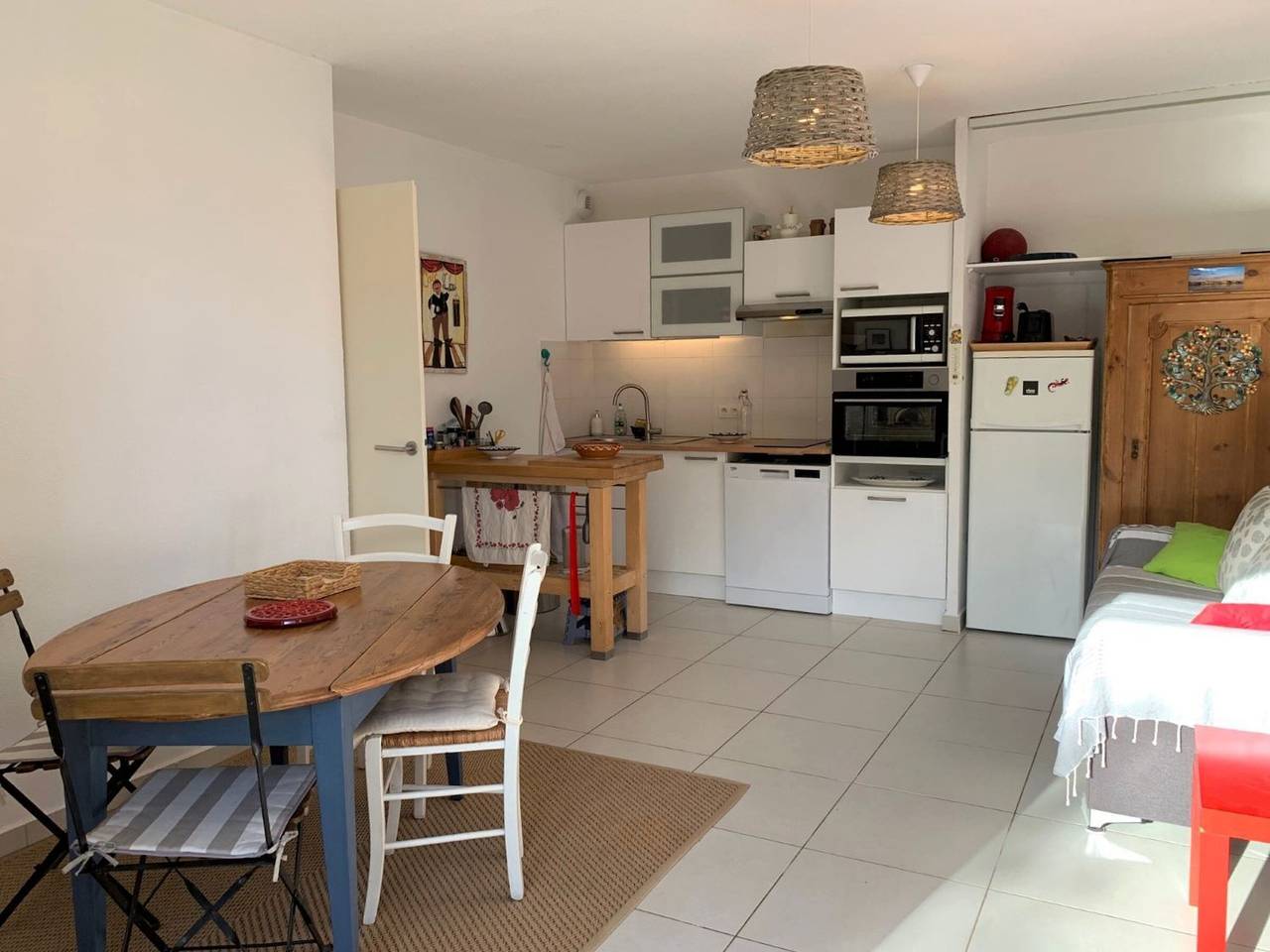 Ganze Wohnung, Am ruhigen Strand: Wohnung im Erdgeschoss mit Garten - 2 Cles in Bouzigues, Côte d'Améthyste