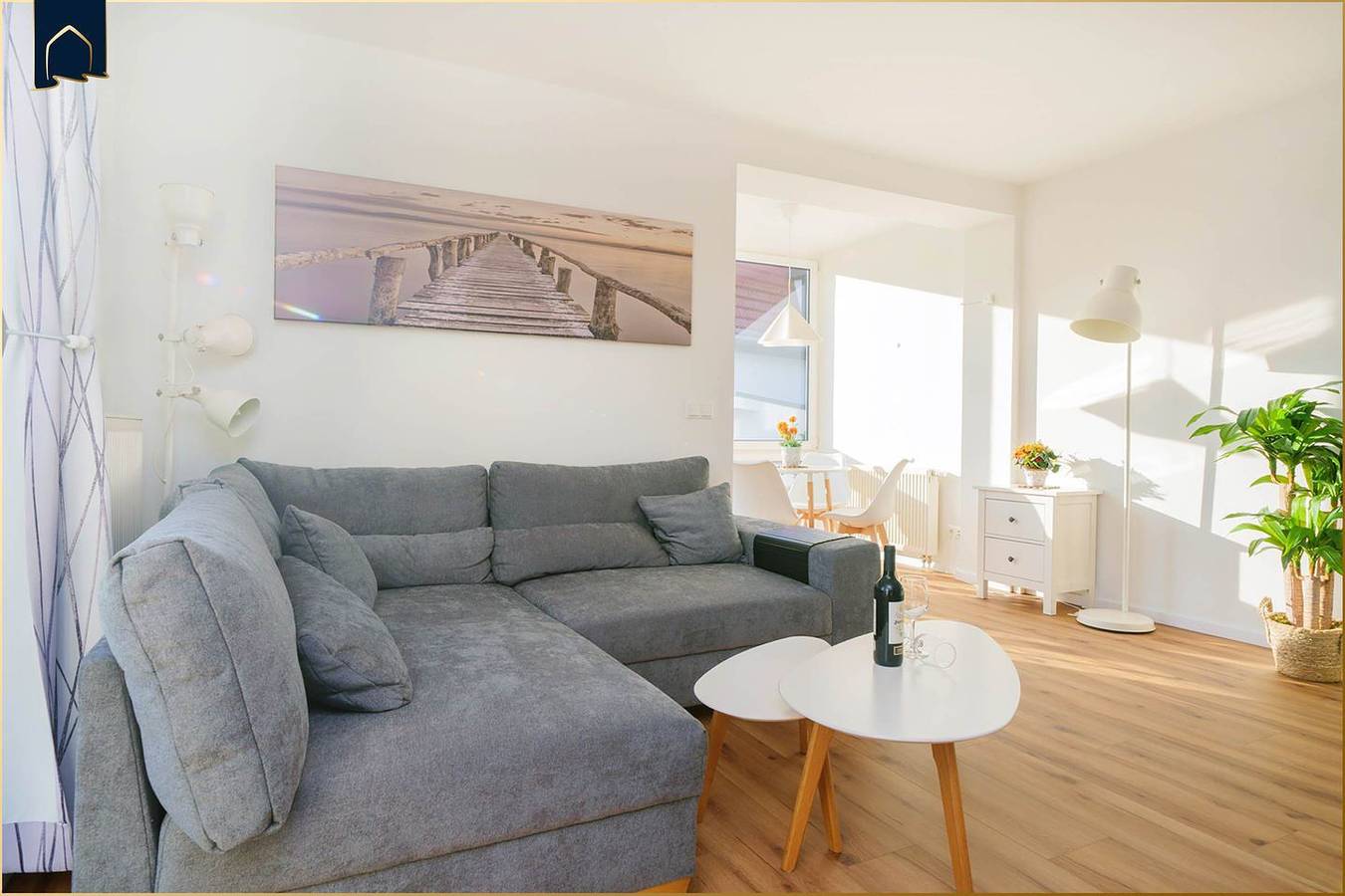 Appartement entier, Appartement de vacances pour 4 personnes avec jardin in Bansin, Heringsdorf