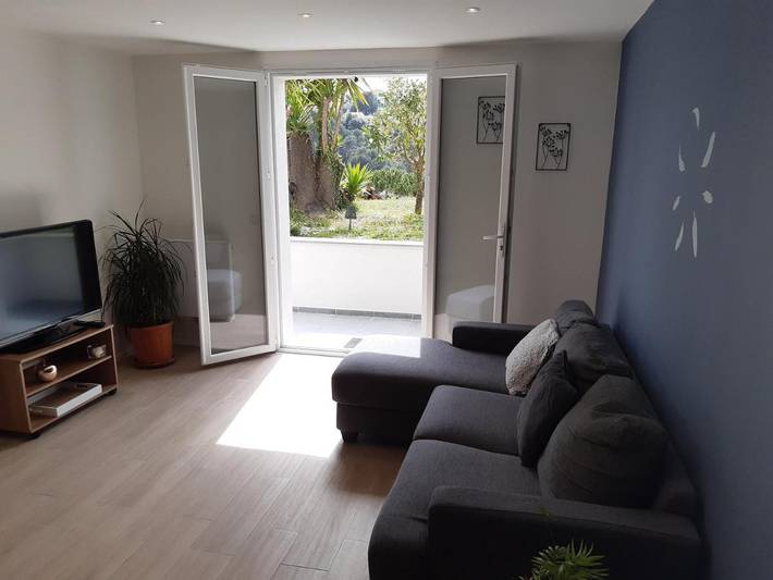 Gîte pour 5 personnes, avec vue et piscine ainsi que jardin et terrasse à Falicon - 3