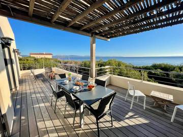 Gîte pour 6 personnes, avec balcon et vue dans La Capte