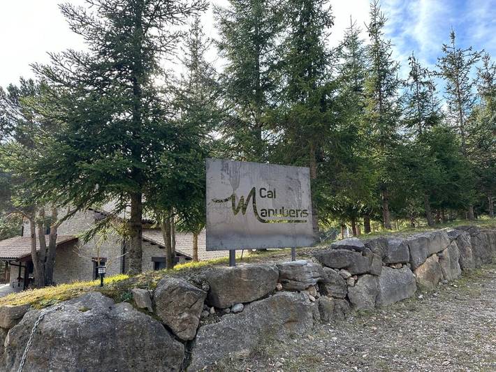 Casa rural para 18 personas, con vistas y jardín en Castellar del Riu - 3