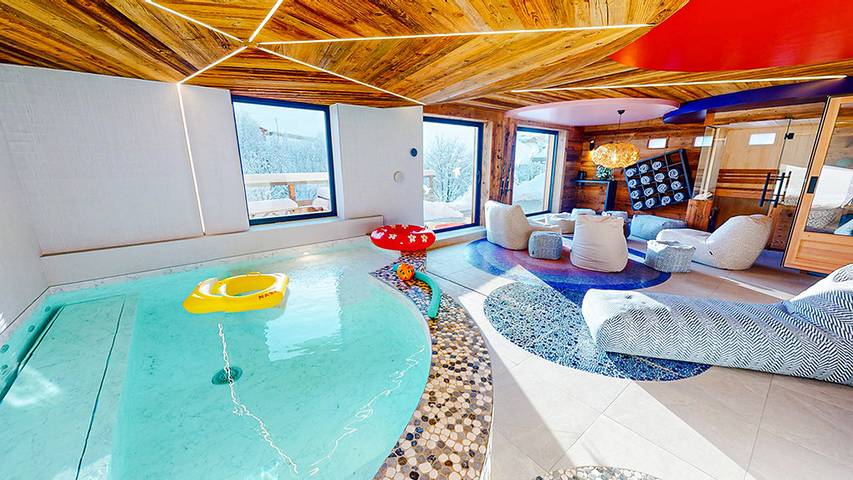 Chalet pour 14 personnes, avec sauna ainsi que vue et terrasse dans Chinaillon - 3