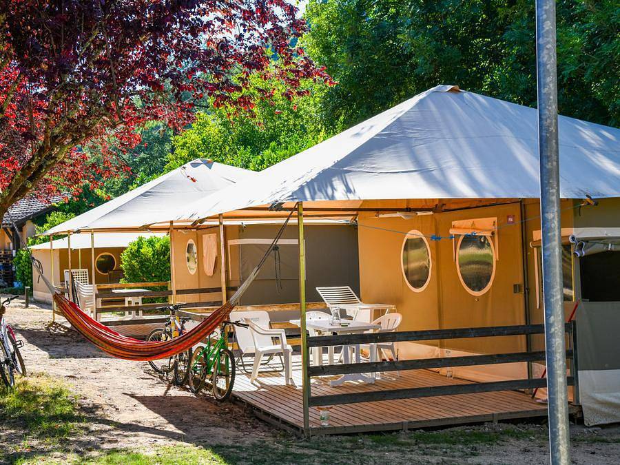 Camping Le Noble Val - Lodge 5 personnes - Lodge 3/5 pers in Saint-Antonin-Noble-Val, Tarn-et-Garonne