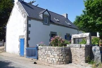 Cottage pour 5 personnes, avec terrasse et jardin, animaux acceptés dans Plage Kerdallé