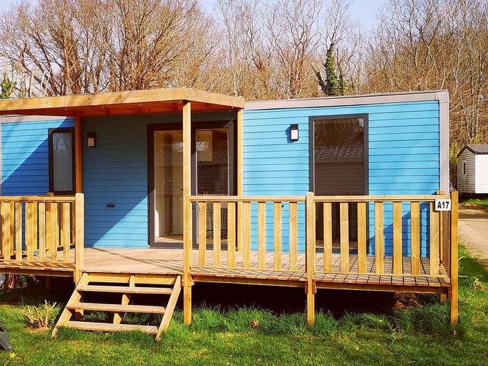 Camping Domaine de l'Orangerie de Lanniron - Mobilheim 4 personen - Sunêlia Prestige Escapade 2 Zimmer in Quimper, Quimper und Umgebung