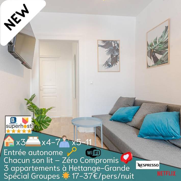 Gîte pour 11 personnes dans Hettange-Grande