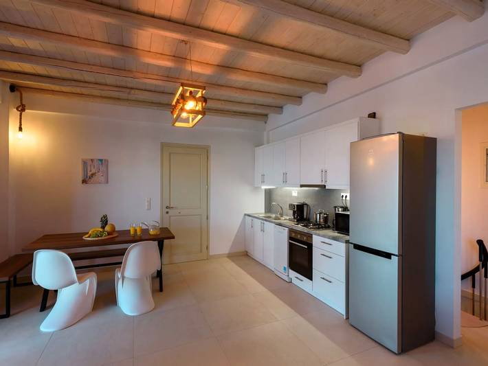 Villa pour 8 personnes, avec vue sur l’océan et balcon dans Paros