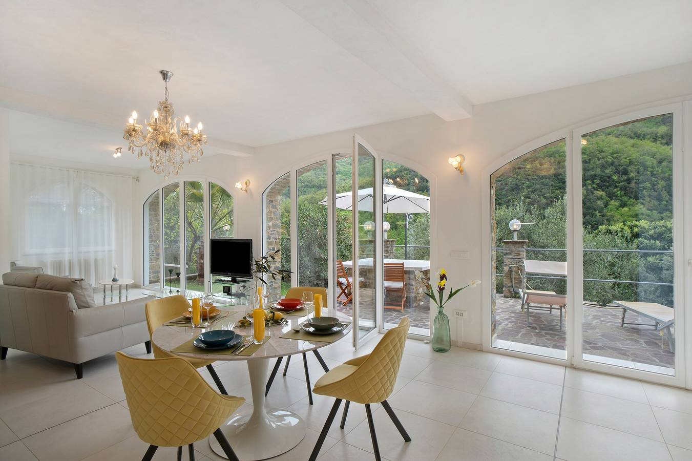 Hel lägenhet, Apartment 'Loggia Oliveto' with Mountain View, Wi-Fi and Air Conditioning in Bosco (Casanova Lerrone), Casanova Lerrone