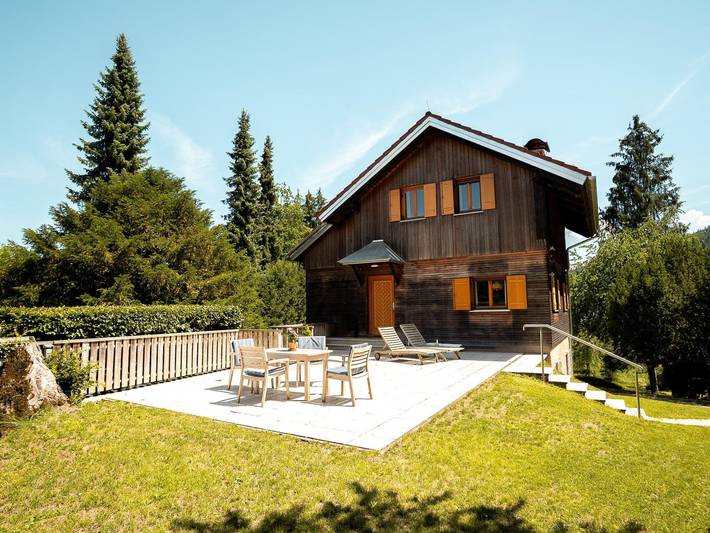Ferienhaus für 4 Personen, mit Terrasse und Garten am Wörthersee