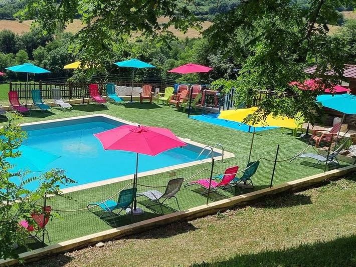 Gîte pour 4 personnes, avec Balcon/Terrasse à Durfort
