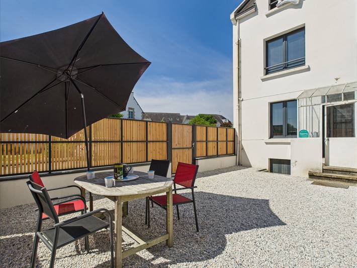 Location de vacances pour 2 personnes, avec Terrasse à Fouesnant
