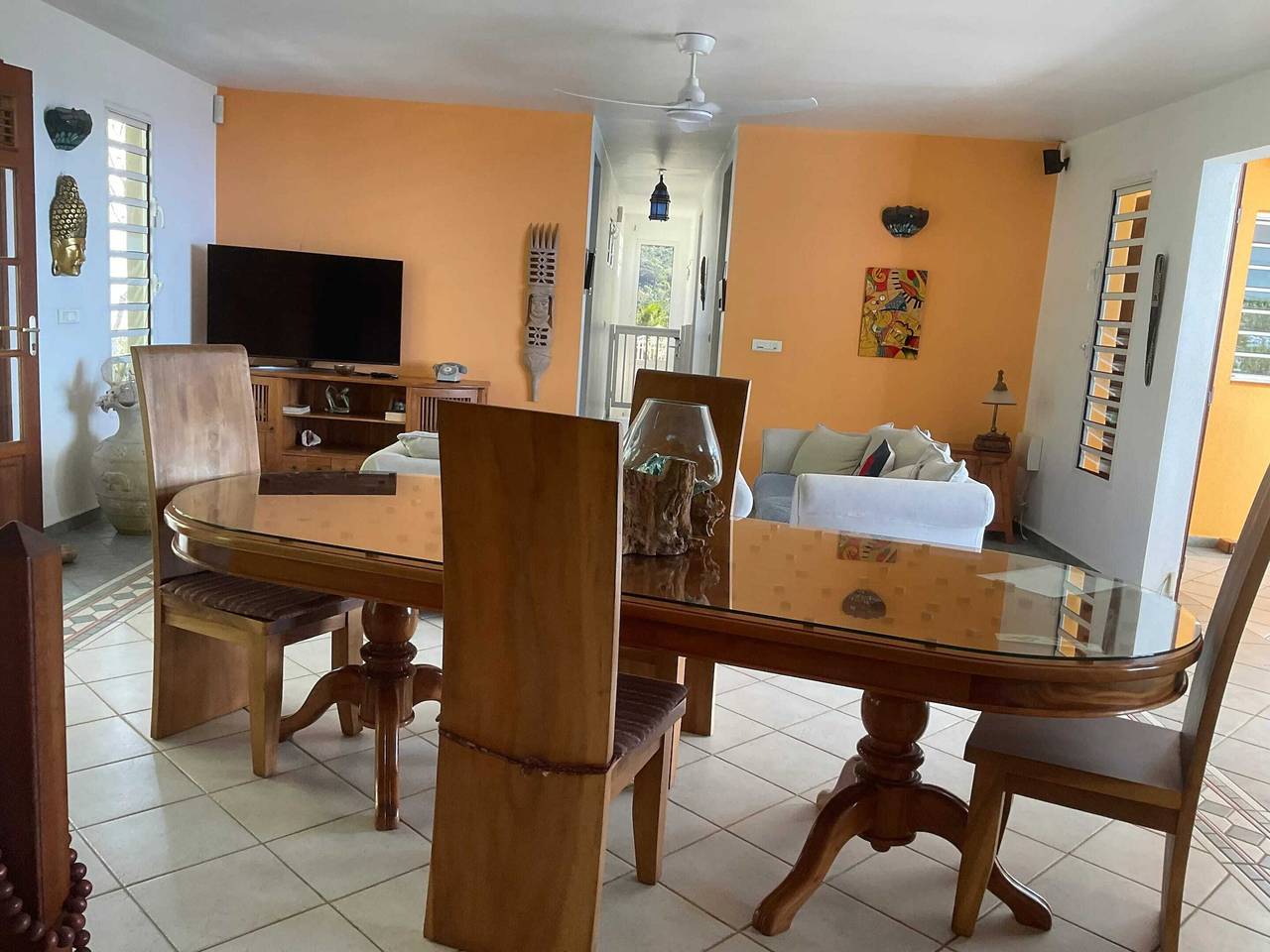 Schöne Villa mit Pool in Caféière in Deshaies, Guadeloupe