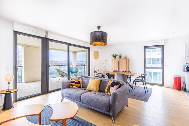Appartement de vacances pour 4 personnes, avec terrasse à Bordeaux
