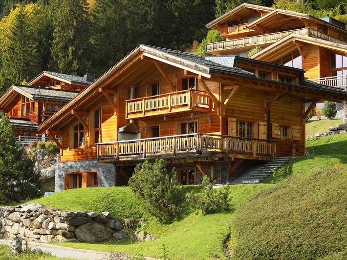 Location de vacances pour 8 personnes, avec sauna et jardin dans Chesières