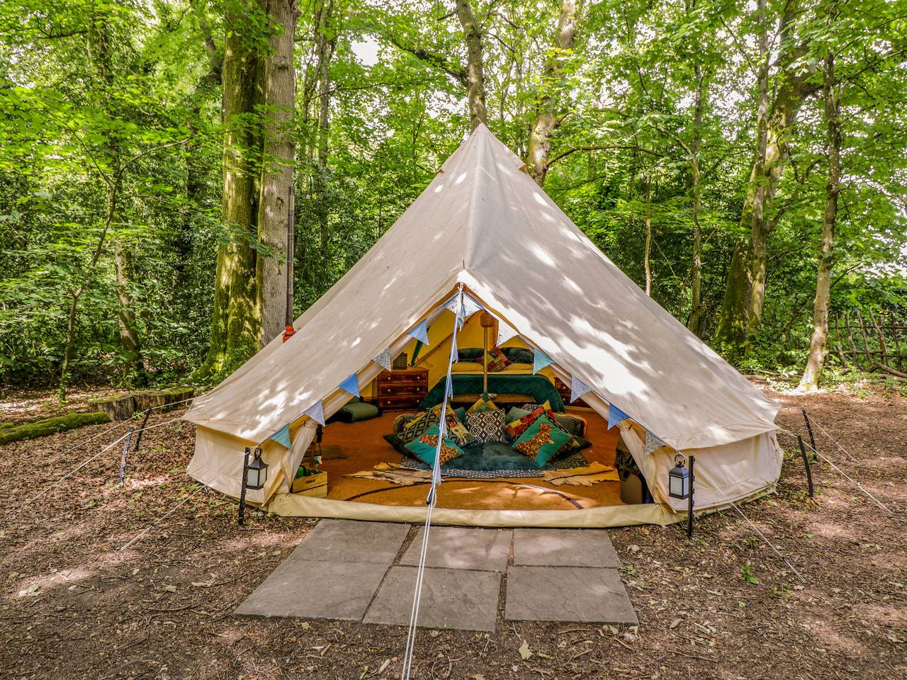 The Moroccan Bell Tent in Hampshire