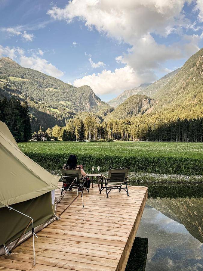 Bungalow für 2 Personen, mit Garten und Seeblick sowie Ausblick und Sauna in Norditalien - 2