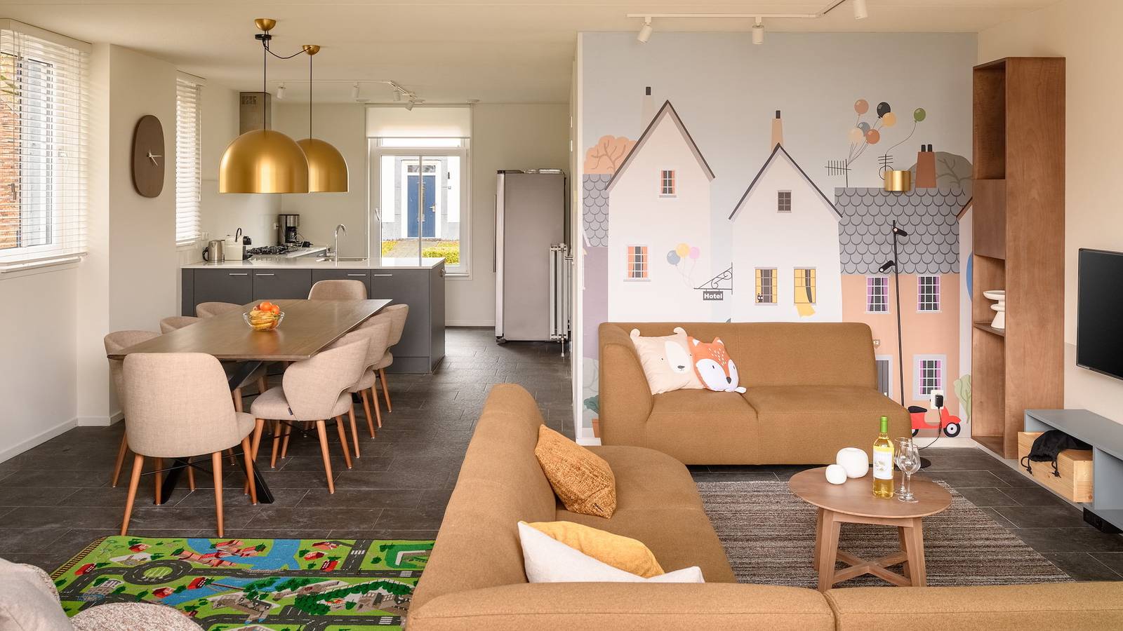 Herenhuis luxe Kids - 4 slaapkamers op Dormio resort Maastricht in Maastricht, Limburg