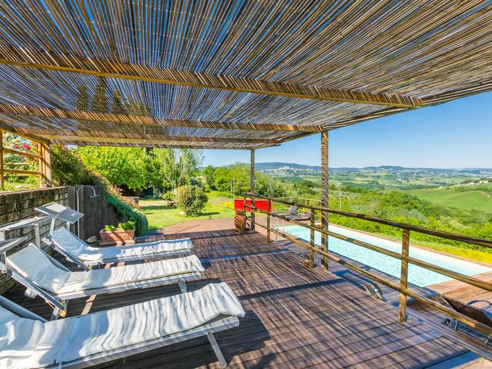 Ferienhaus für 8 Personen, mit Garten und Ausblick in San Gimignano - 3