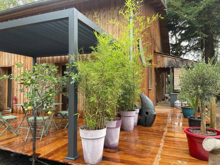 Location de vacances pour 2 personnes, avec jardin à Lacanau