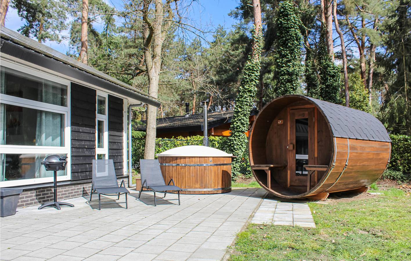 Ferienhaus für 4 Personen mit Terrasse in Nationalpark De Groote Peel