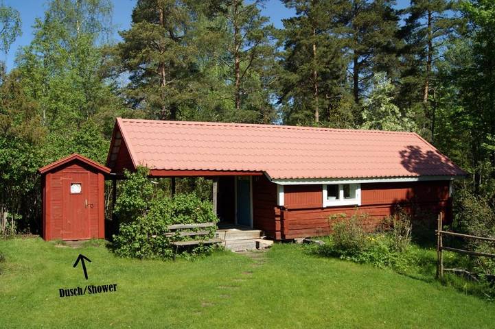 Lodge för 3 Personer, med trädgård och utsikt, med husdjur i Uppsala