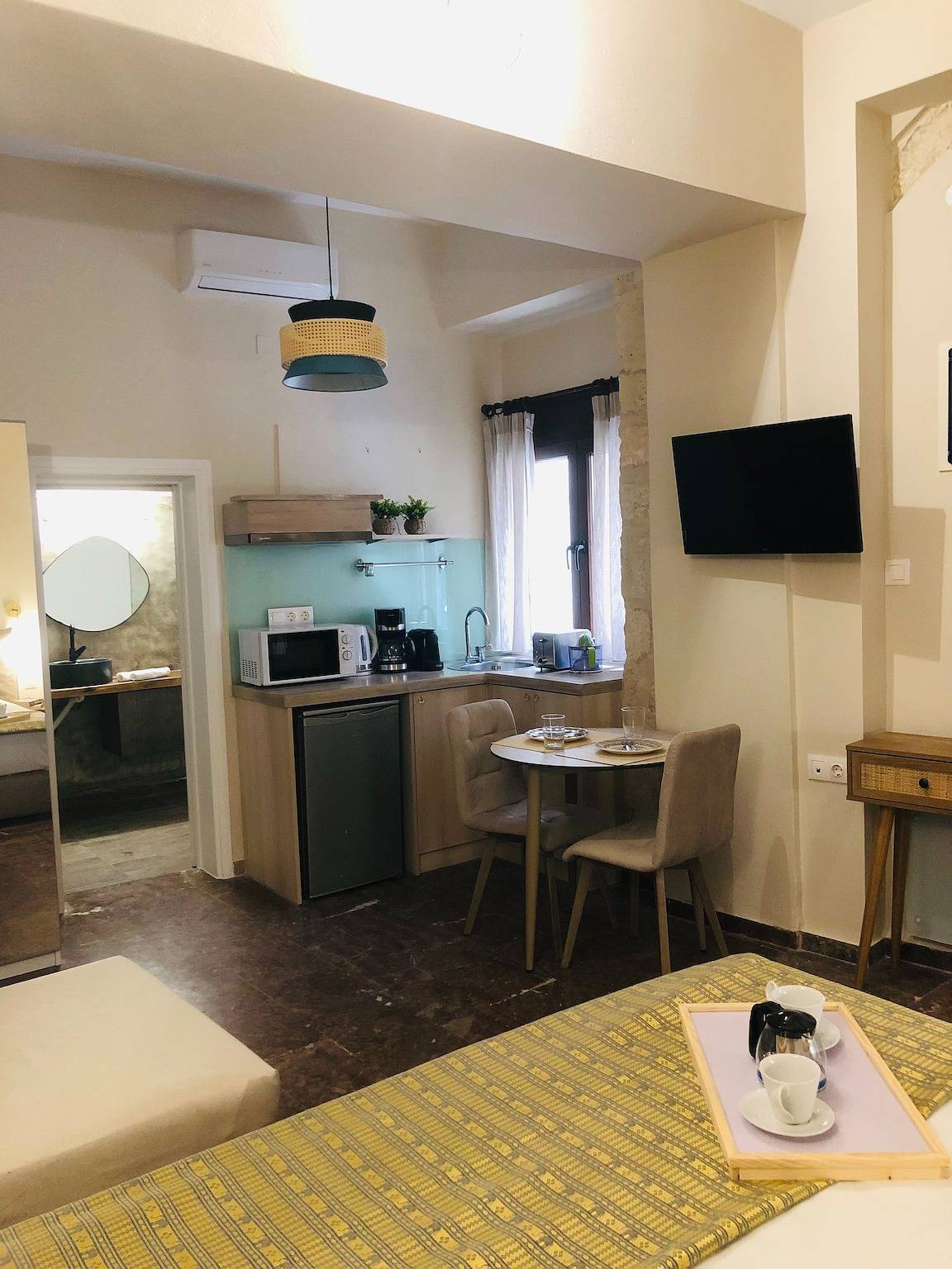 Appartement entier, Appartement de vacances pour 3 personnes avec terrasse in Réthymnon (Ville), Région de Réthymnon