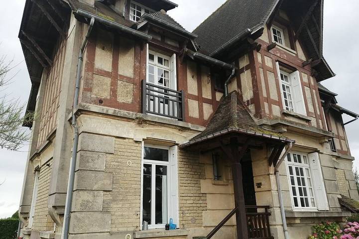 Appartement de vacances pour 5 personnes, avec balcon et jardin à Luc-sur-Mer