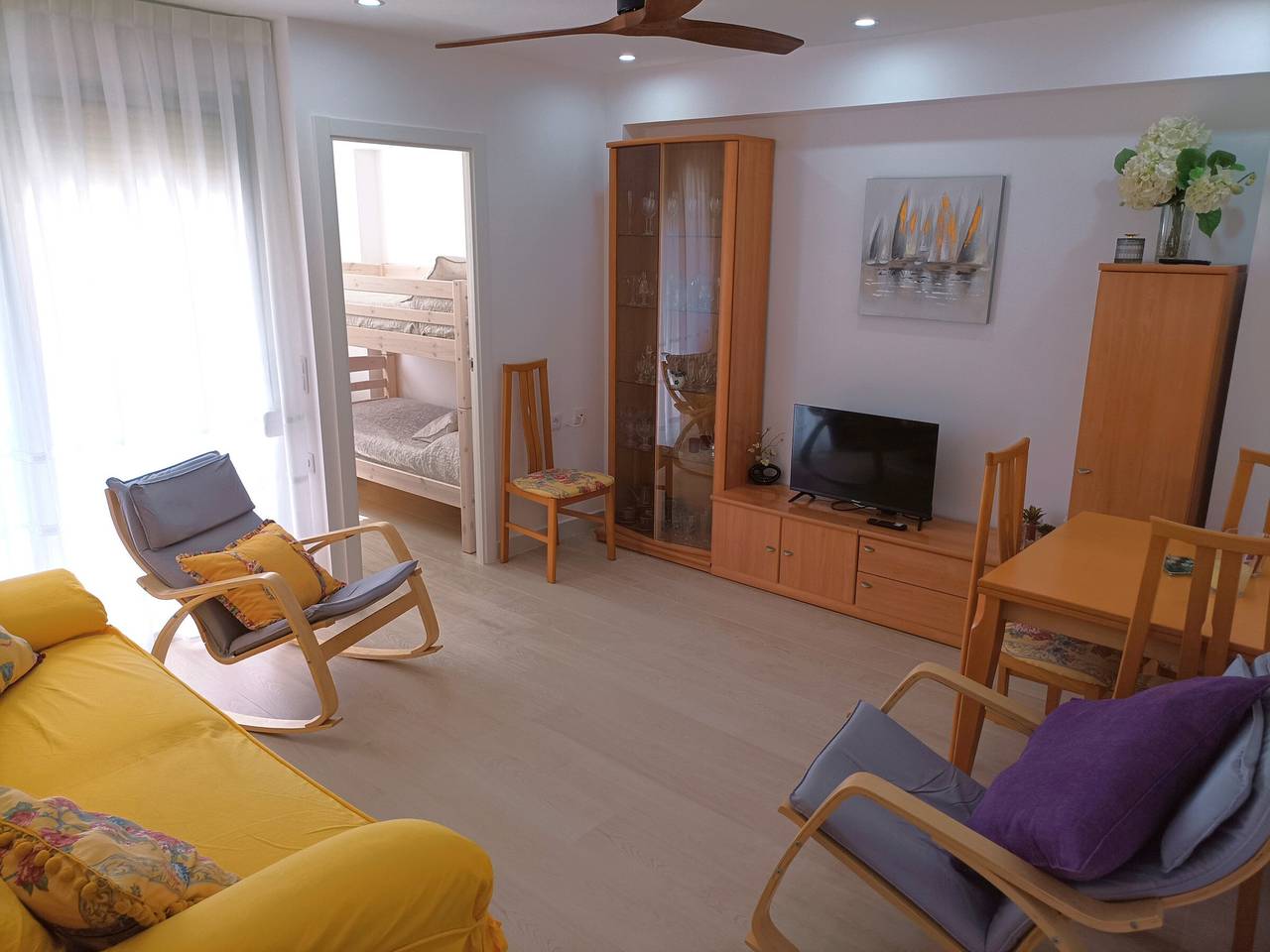 Ganze Wohnung, Wohnung in Cullera mit Aussicht, 3 Schlafzimmer für 6 Personen in Cullera, Costa de Valencia