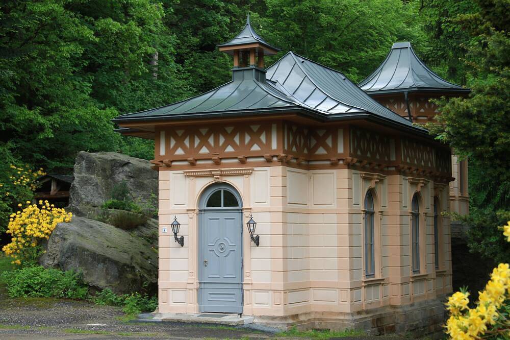 Jagdschloss Bielatal Sophia in Rosenthal-Bielatal, Elbsandsteingebirge