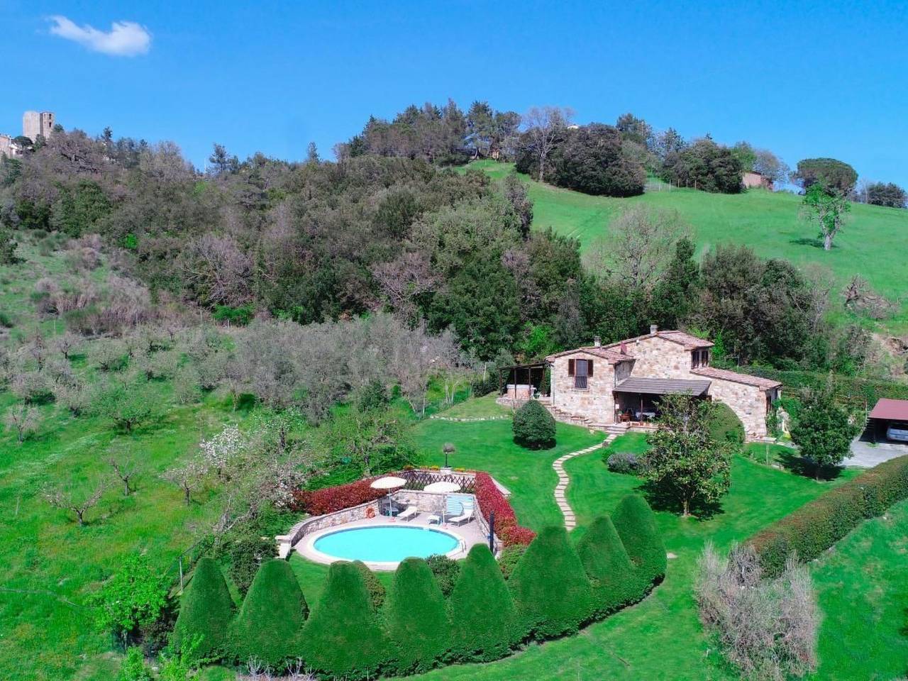 Anwesen "Toskanische Villa" mit privatem Pool in Pomarance, Riserva Naturale di Monterufoli