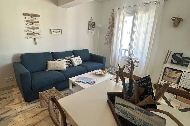 Ganze Wohnung, 2-Zimmer-Wohnung, 5 Minuten von den Stränden und Annehmlichkei. Kostenloses Wifi in Saintes-Maries-de-la-Mer, Mittelmeerküste (Frankreich)