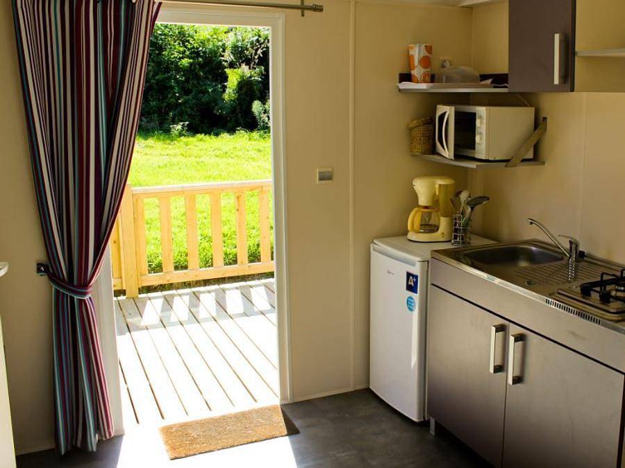 Camping Baie de Terenez - Mobilhome 5 personas - Eco Domino in Plouezoc'h, Ceinture Dorée