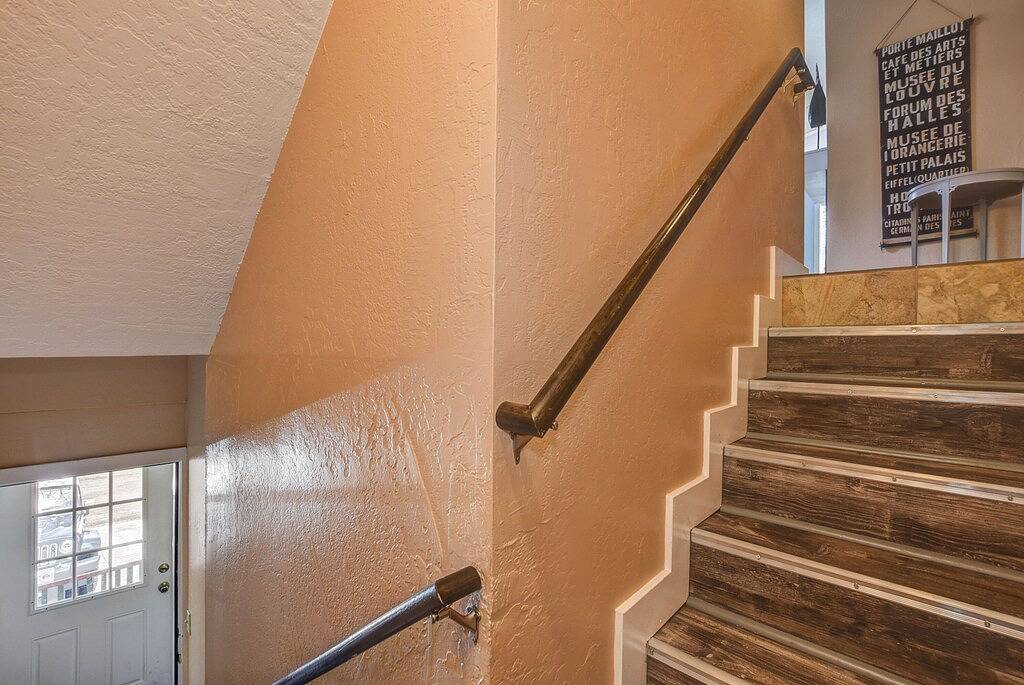 Die Terrasse in der Nähe der Innenstadt von Historic Courthouse Square in Prescott, Yavapai County