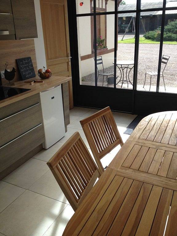 La Ferme d'Hauville - Chambre la campagnarde in Lannoy-Cuillère, Oise