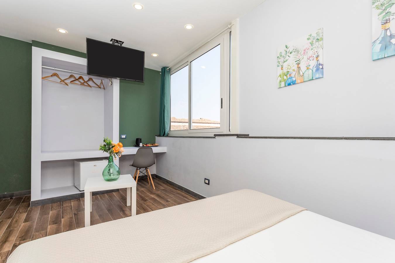 Chambre 'Garibaldi - Matrimoniale' avec balcon, Wi-Fi et climatisation in Catane, Province de Catania