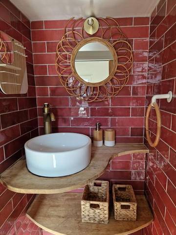 Maison de campagne pour 2 personnes, avec jardin et vue ainsi que piscine et terrasse à Le Soler