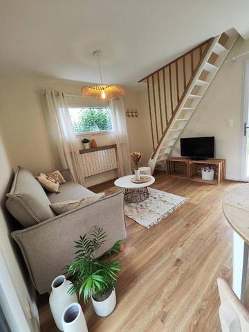 Gîte pour 2 personnes, avec terrasse à Boulleville