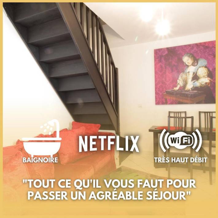 Appartement de vacances pour 3 personnes, avec jardin, adapté aux familles