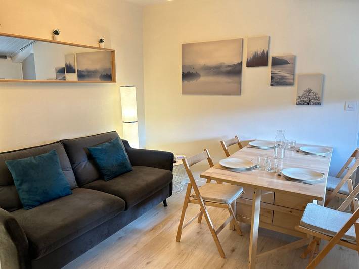 Ganze Wohnung, Les Gets: Charmant appartement rénové, proche pistes, balcon, parking couvert in Les Gets, Les Portes du Soleil