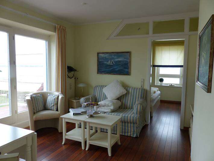 Ferienwohnung für 2 Personen, mit Balkon und Terrasse sowie Sauna