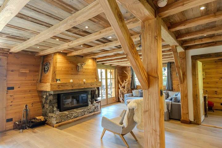 Chalet luxe 5 étoiles Vallée de Chamonix. Vue imprenable Mont-Blanc 14 personnes in Servoz, Région de Bonneville