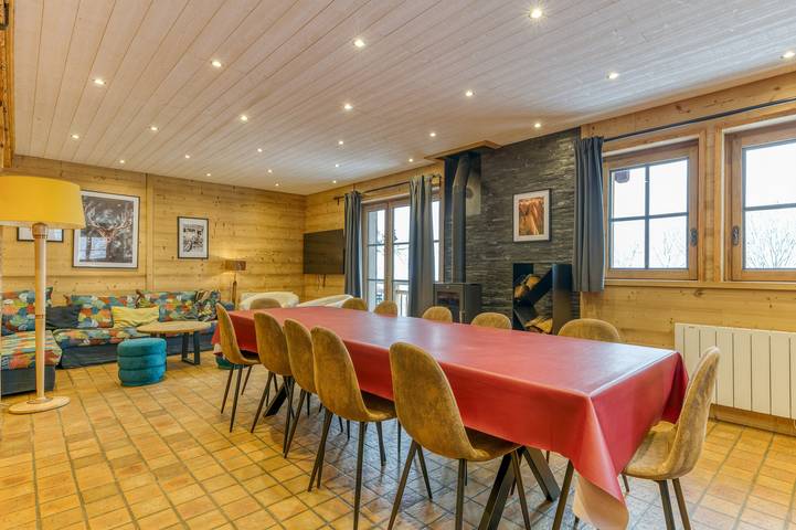 Chalet 'Le Flocon Grand 4 Étoiles' avec vue sur la montagne, terrasse privée et Wi-Fi in Villard-Reculas, Parc national des Écrins