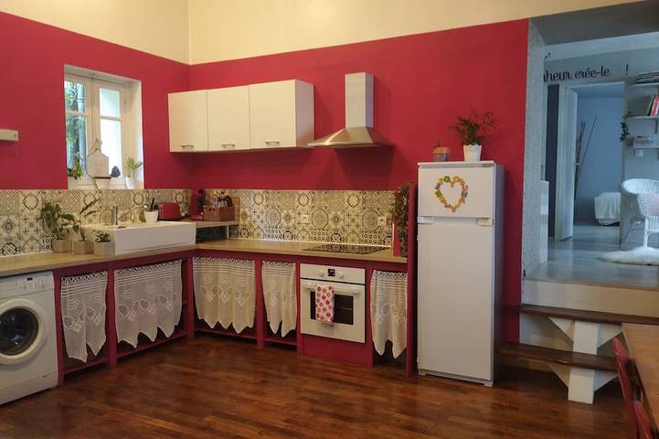 Appartement de vacances pour 4 personnes, avec Jardin