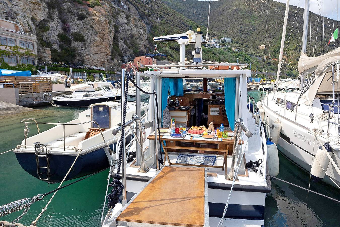 Barca 'Aloha Jak's' con vistas al mar, Wi-Fi y aire acondicionado in Alassio, Riviera di Ponente